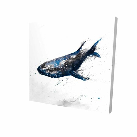 FONDO 16 x 16 in. Abstract Whale Shark-Print on Canvas FO2792103